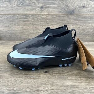 Nike Air Zoom Mercurial Superfly 9 Academy AG Youth 4.5Y Black Blue FQ8308-001